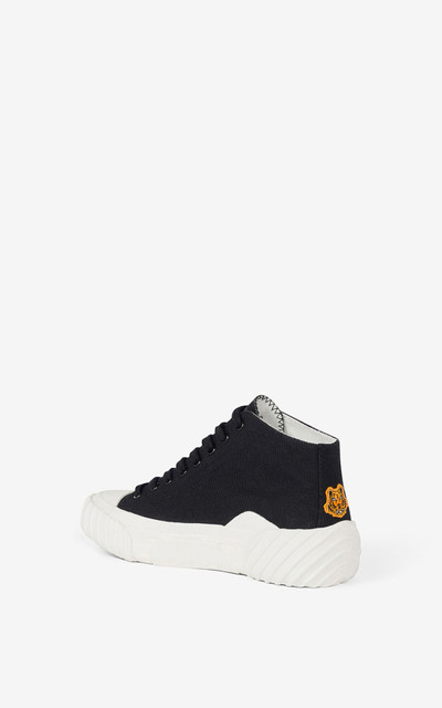 KENZO Canvas Tiger Crest high-top trainers outlook