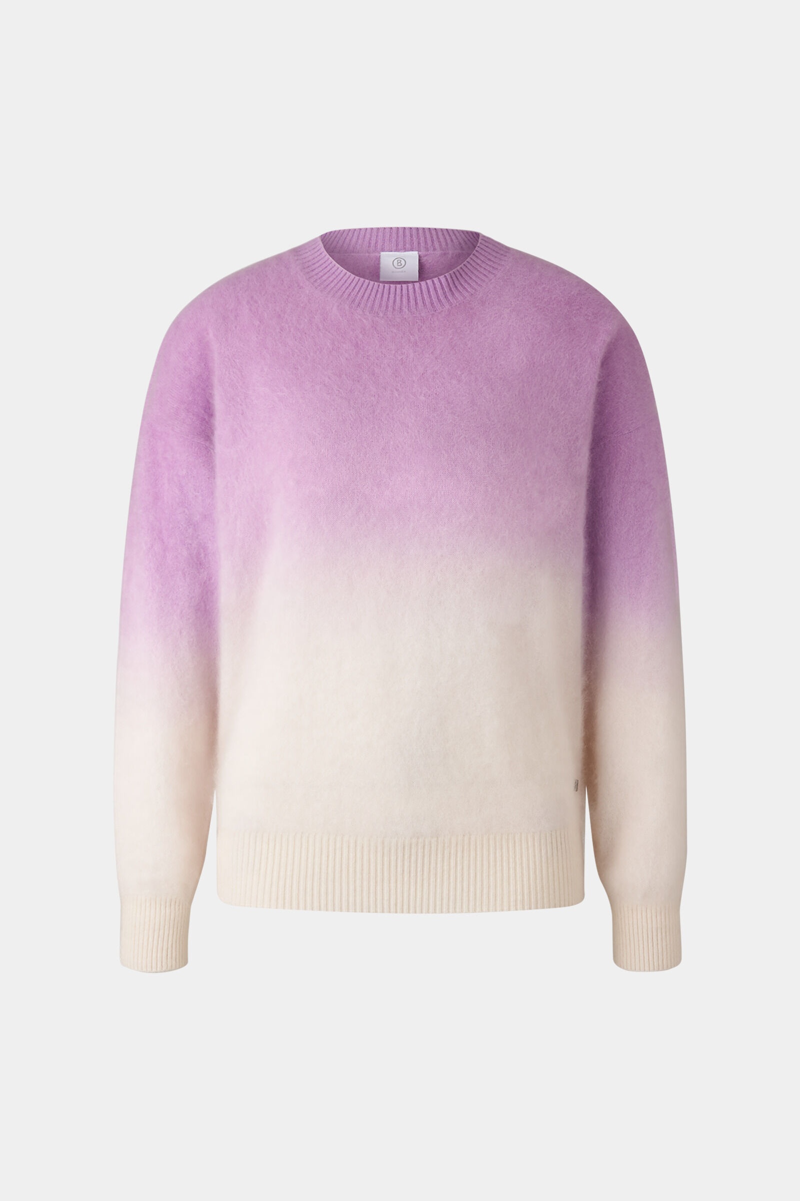 Olaia cashmere sweater in Purple/Off-white - 1