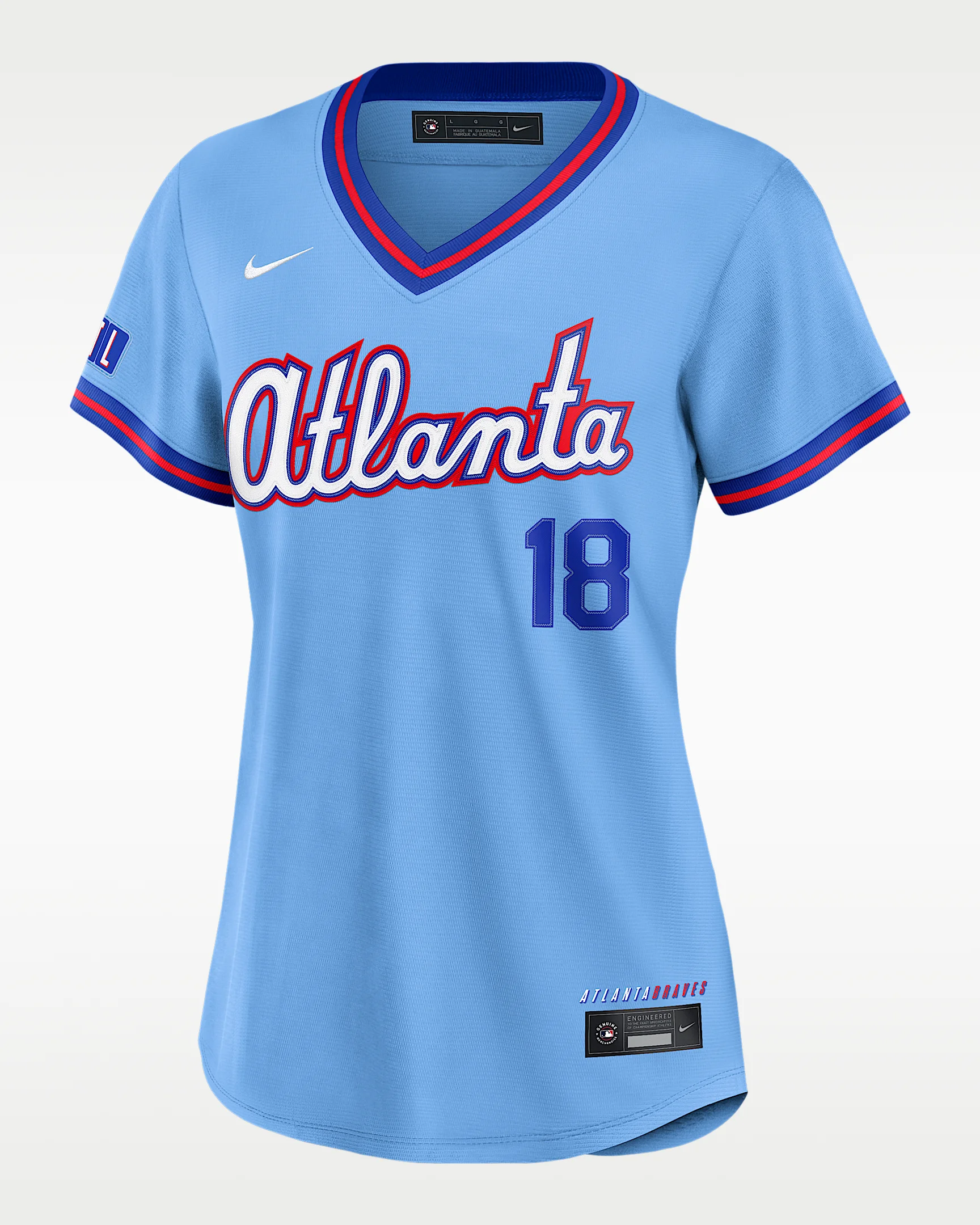 Mike Yastrzemski Atlanta Braves City Connect Women's Nike MLB Stadium Jersey - 1