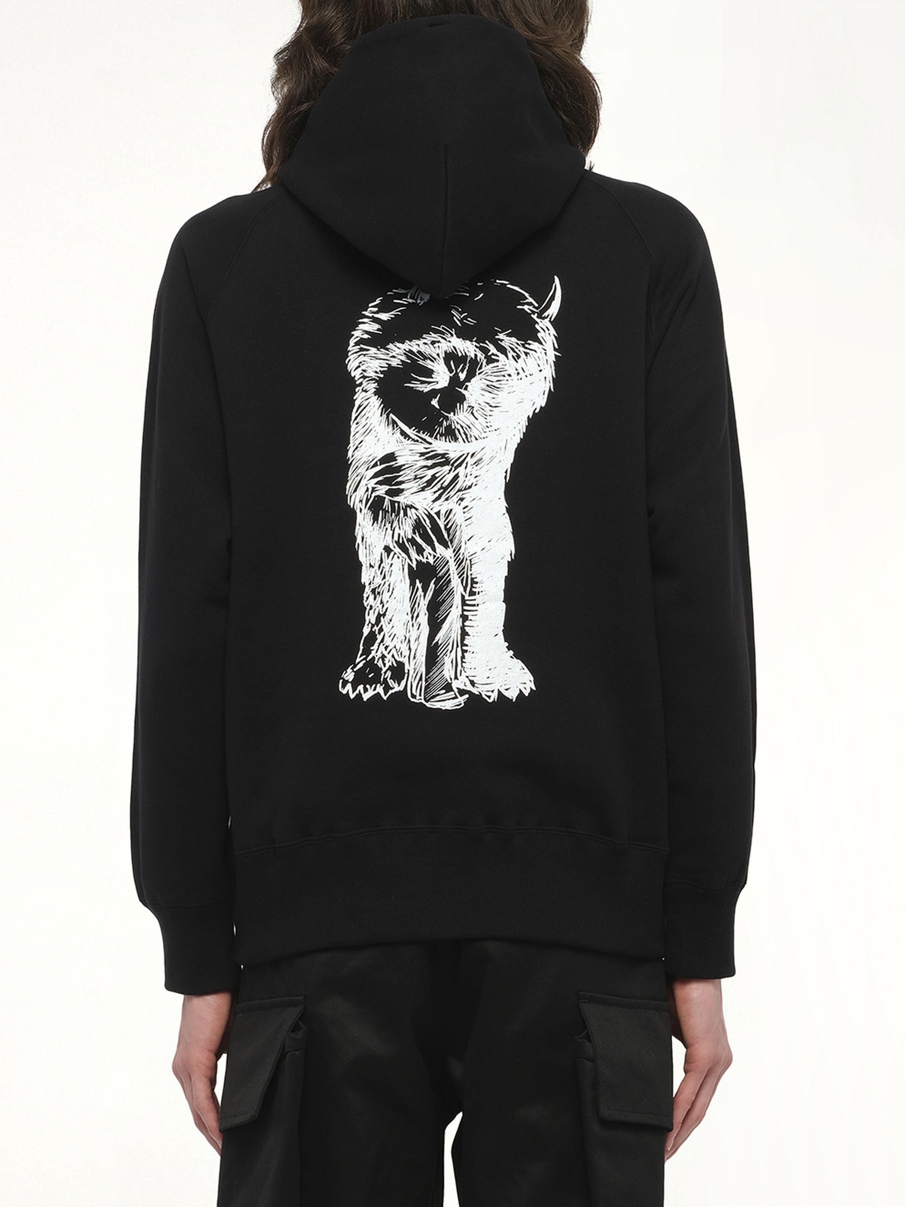 WHERE THE WILD THINGS ARE Logo Hoodie in Black - 6