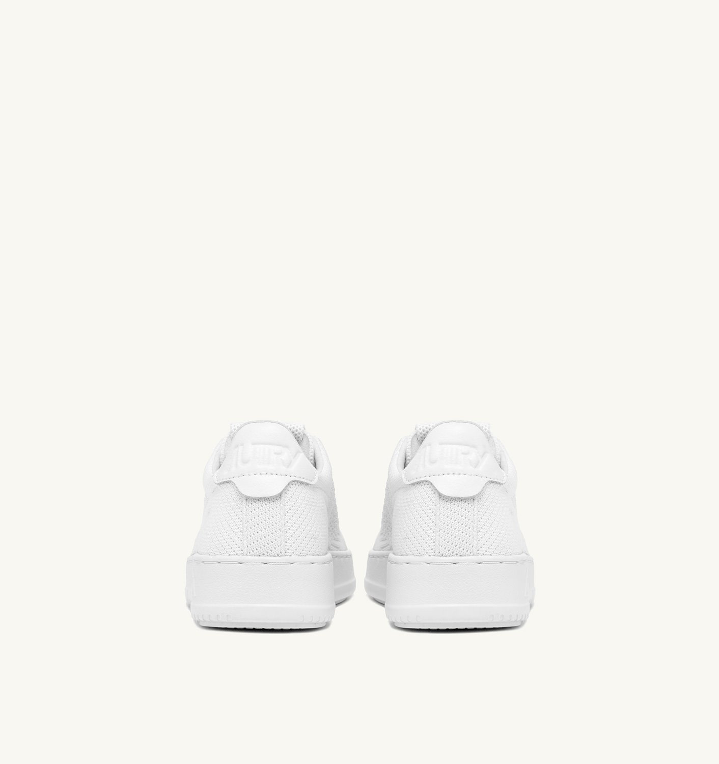 MEDALIST EASEKNIT LOW SNEAKERS IN WHITE FABRIC - 3