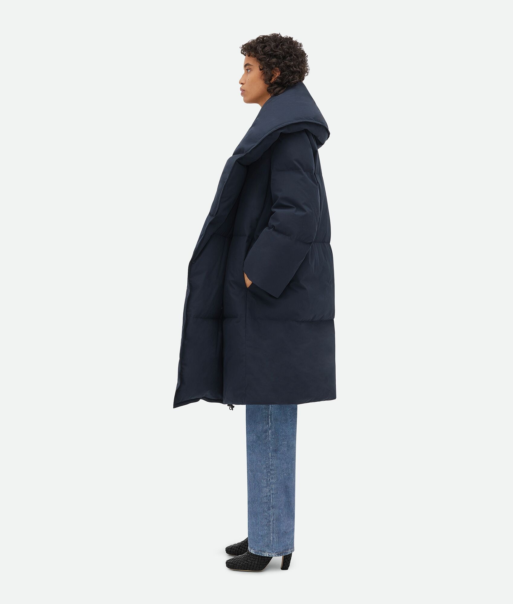 Frosted Poplin Long Puffer Jacket - 2