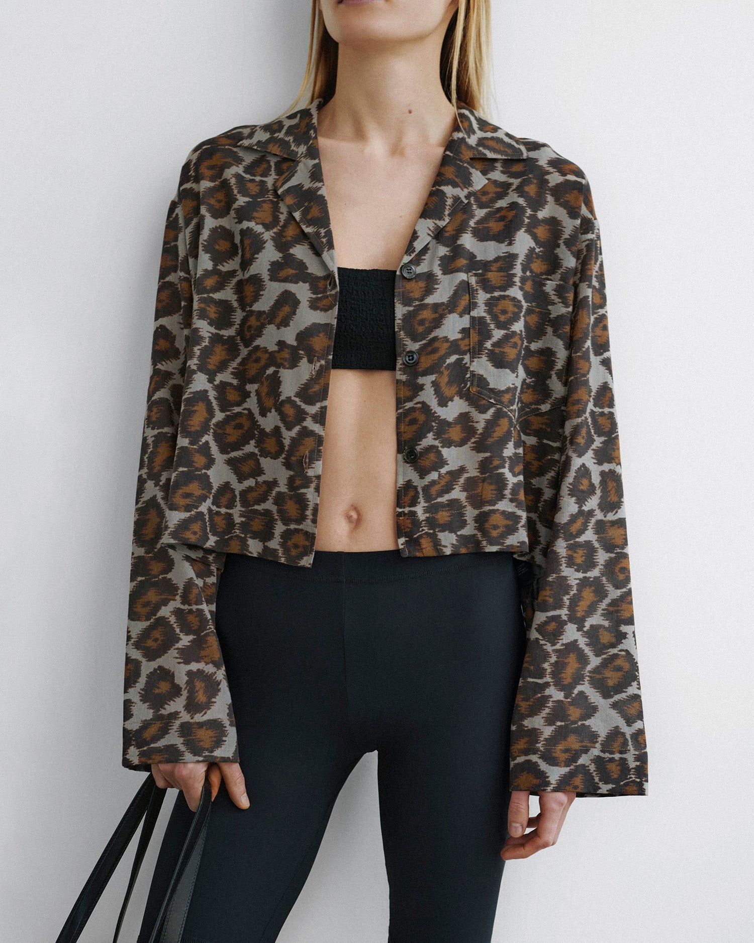 Cropped Cotton Voile Shirt - 3