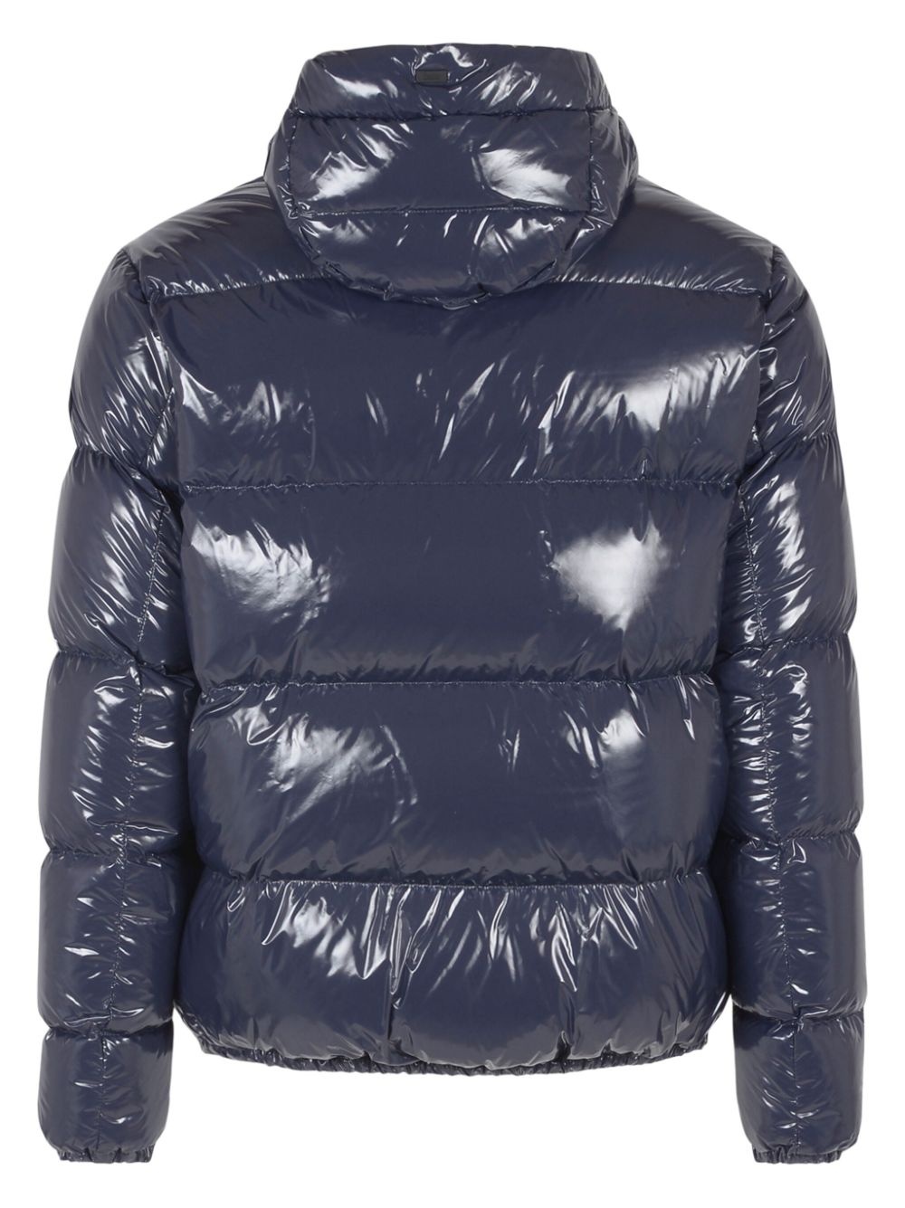 logo-patch padded jacket - 2