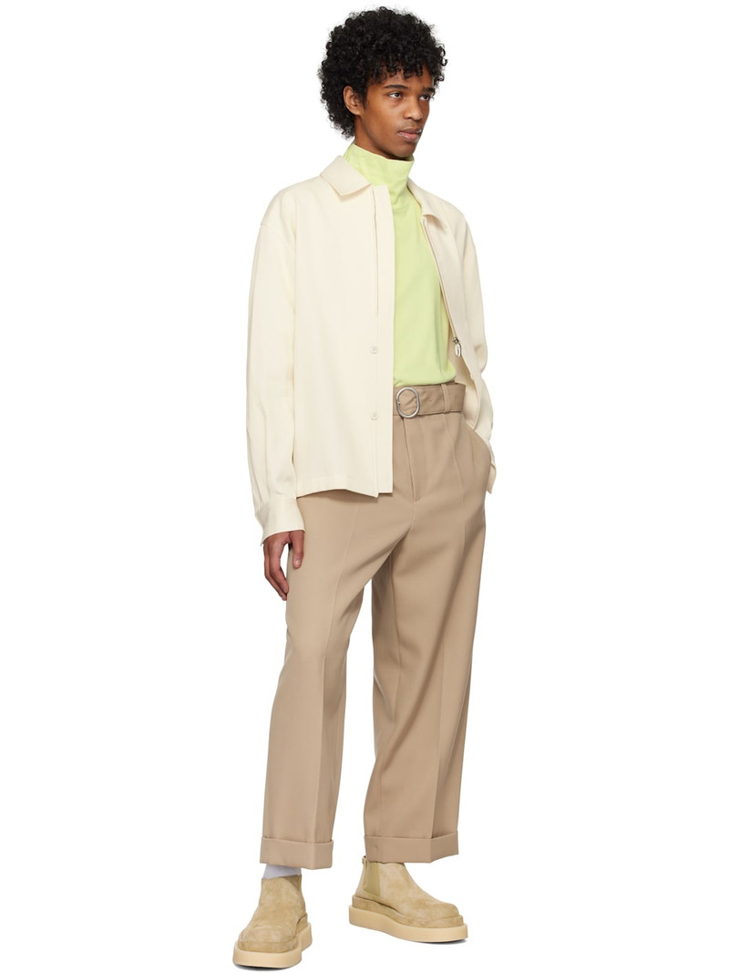 LE17SEPTEMBRE Beige Zip & Button Front Jacket outlook