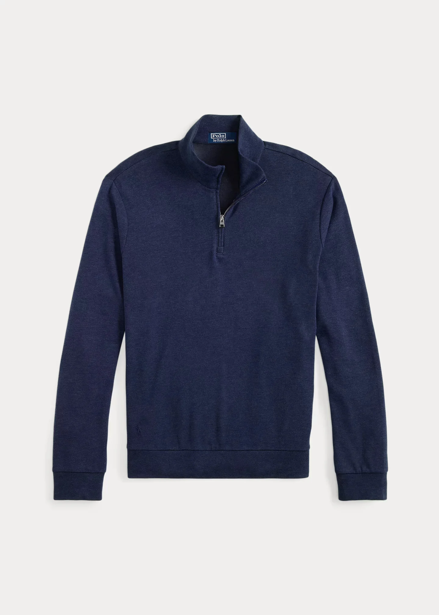Textured Quarter-Zip Pullover - 1