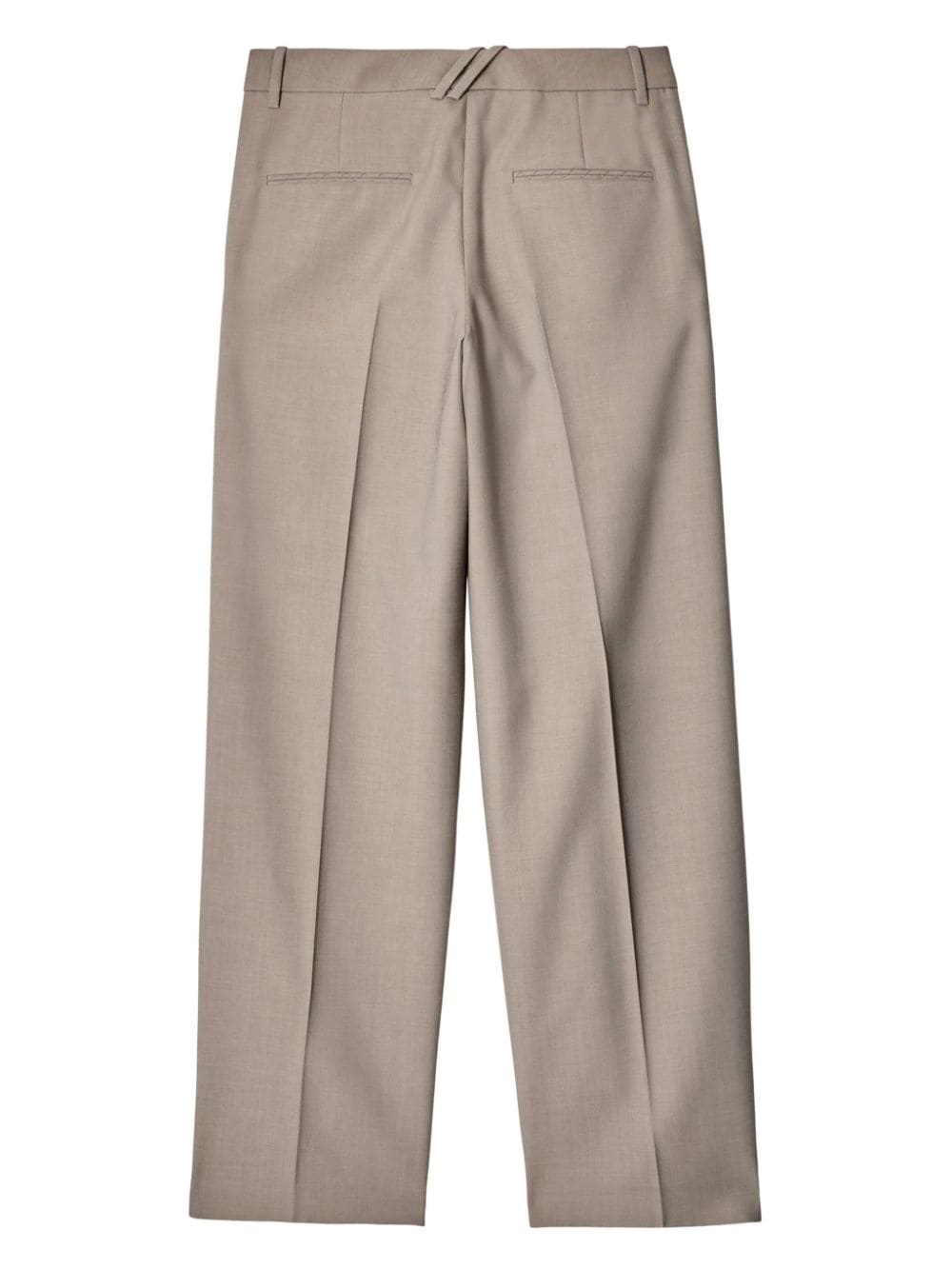 wide-leg wool trousers - 6