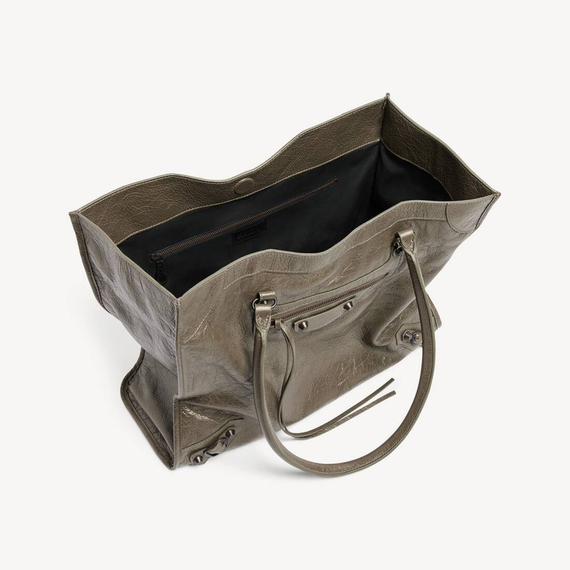 Women's Le City Tote Bag Medium in Army Green 4