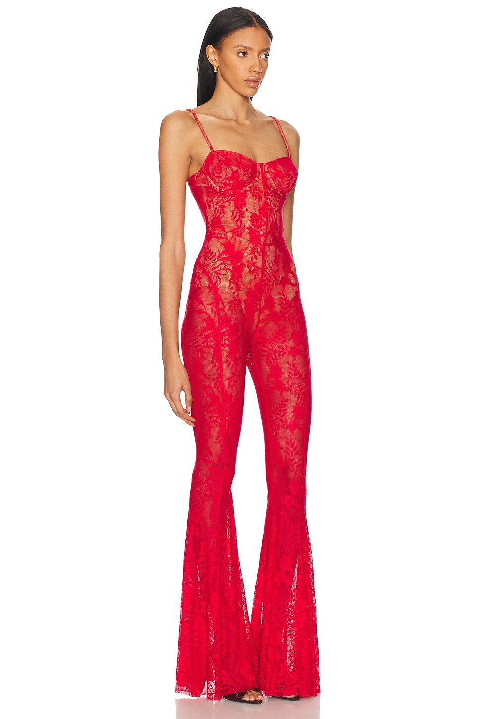 Underwire Fishtail Jumpsuit With Bodysuit - 2