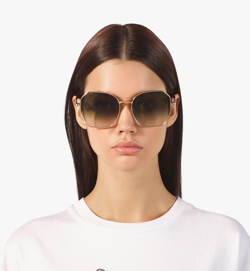 MCM MCM166S Modified Rectangular Chain Sunglasses outlook