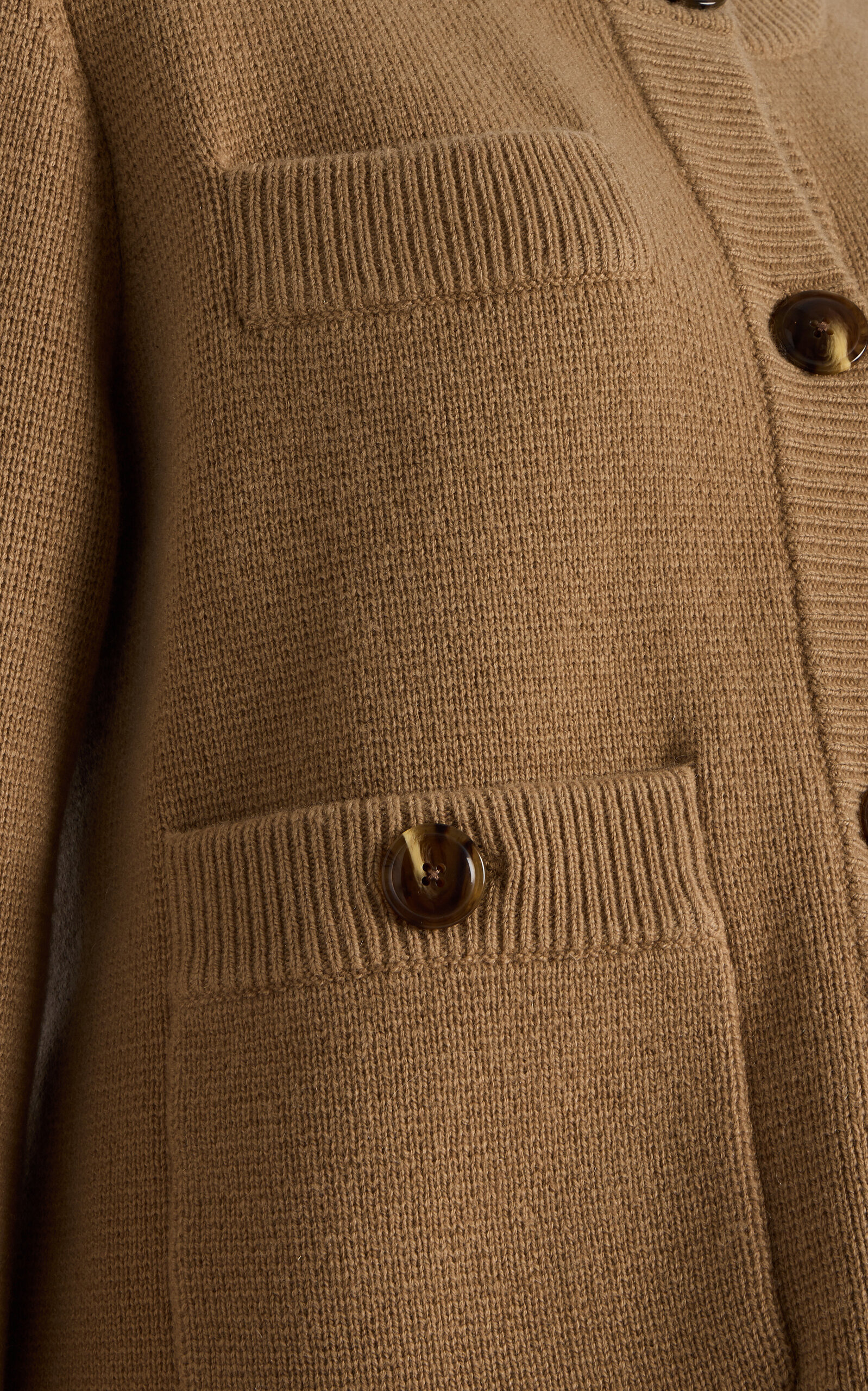 Charlotte Wool-Cashmere Cardigan brown - 5