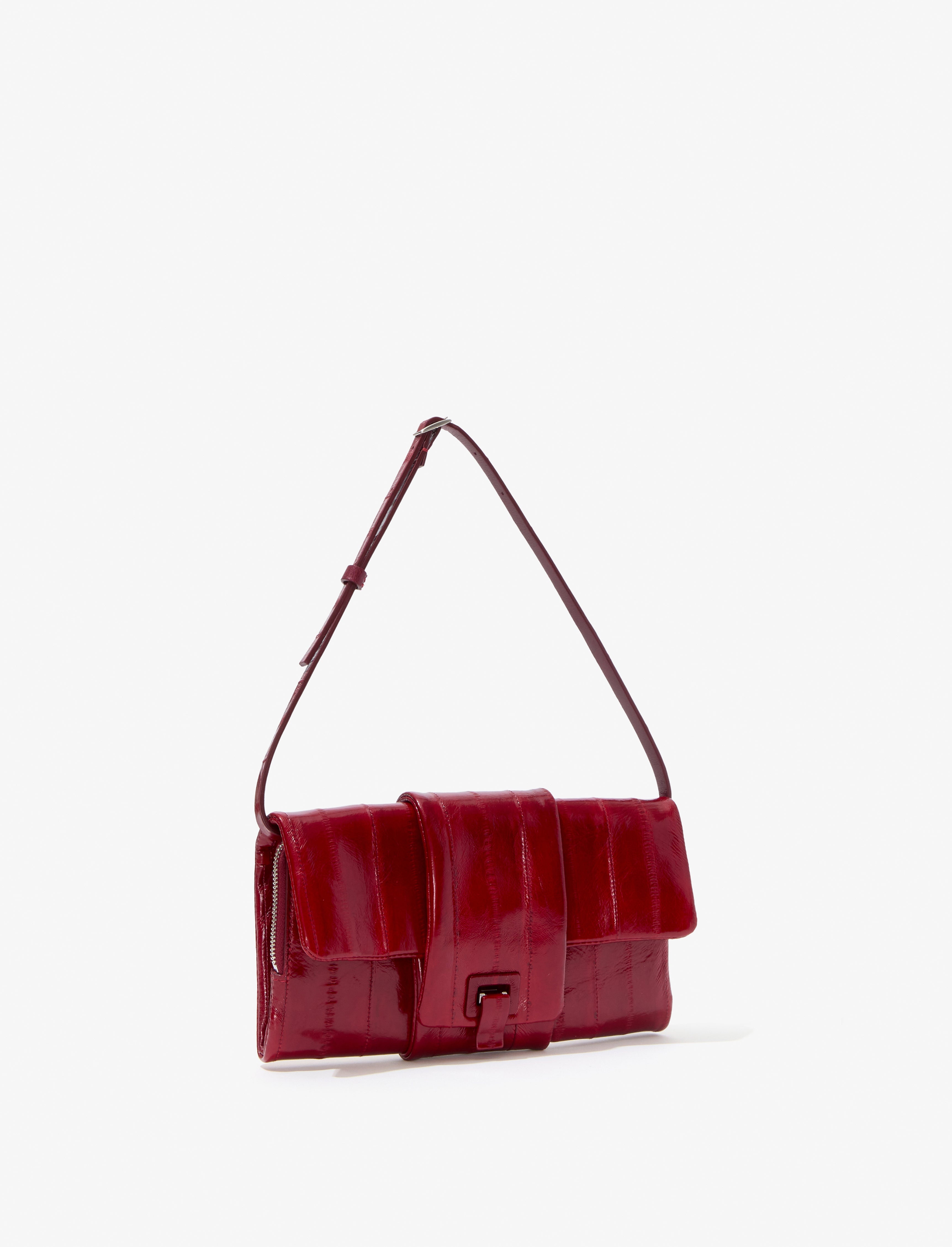 Flip Shoulder Bag in Eel - 3