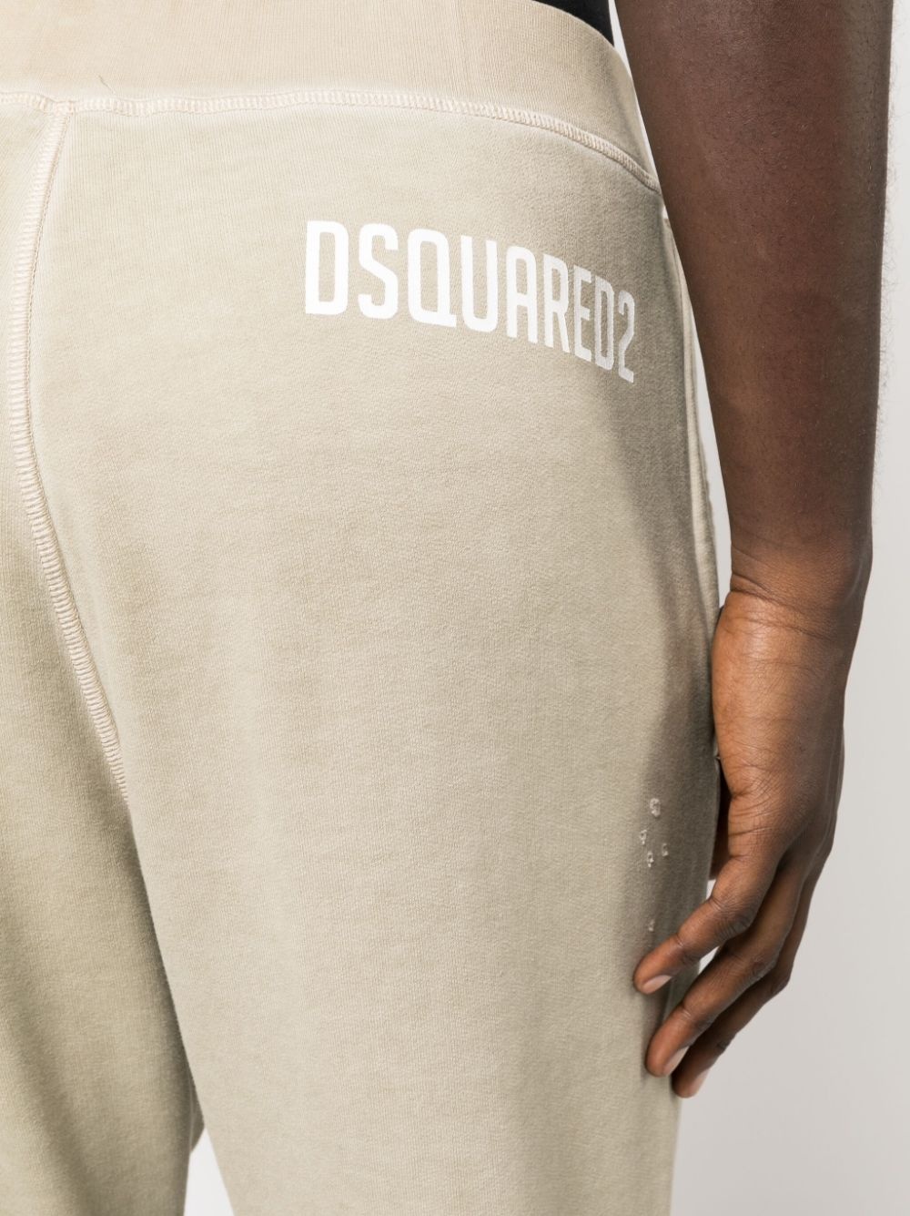 logo-pritn faded-effect track pants - 5