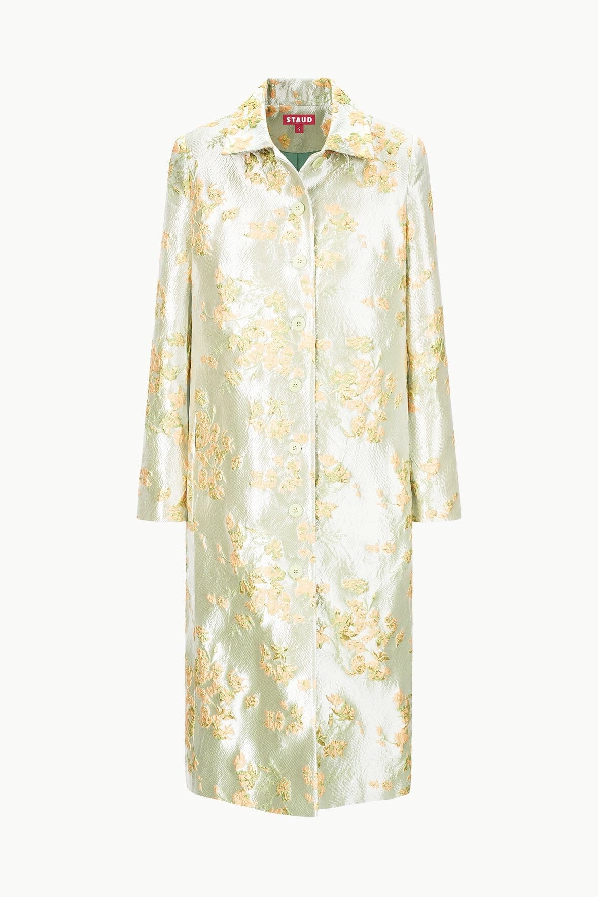 STAUD ANTOINETTE COAT METALLIC BLOOM - 1