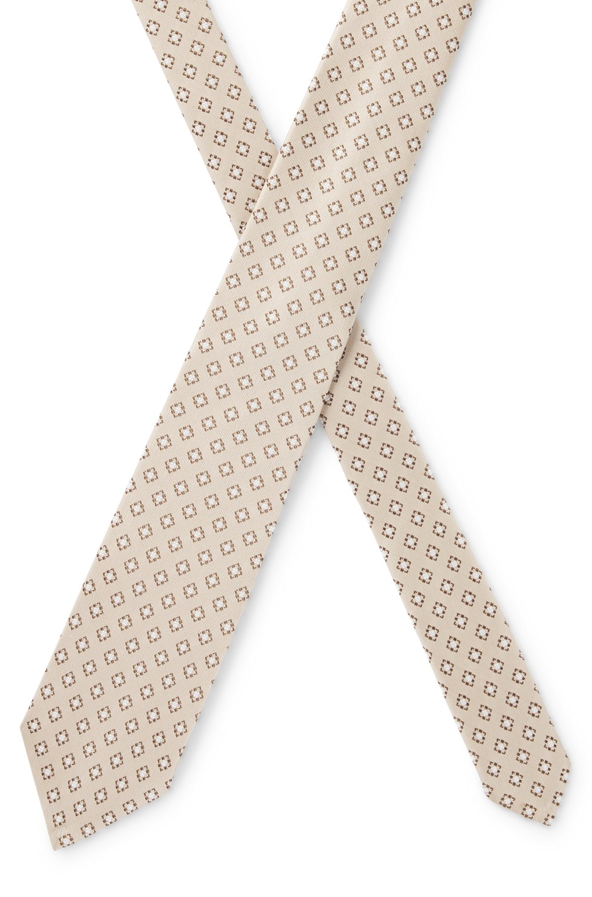 PATTERNED TIE IN ITALIAN-MADE SILK JACQUARD - 4