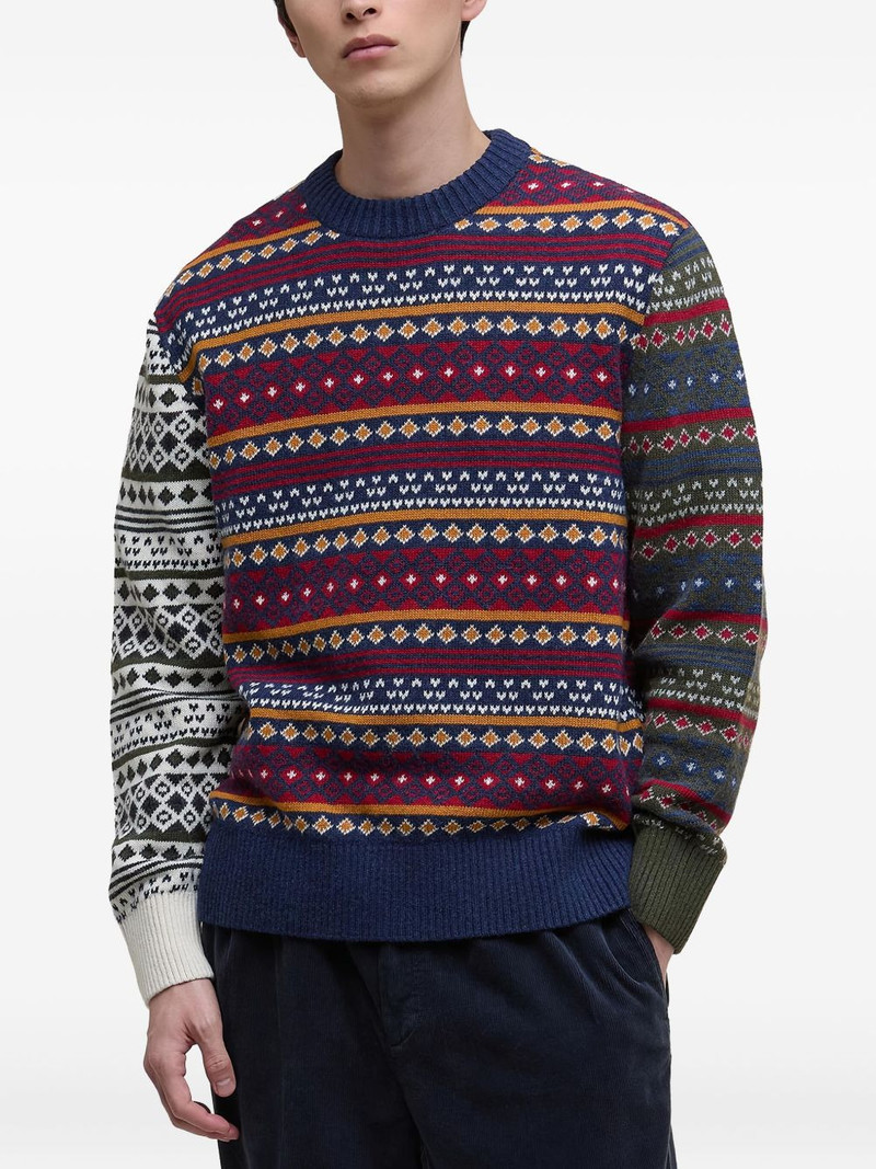 Fairisle-patterned sweater 1
