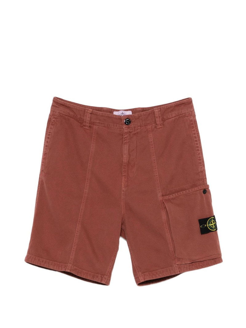 logo-patch cargo shorts 1