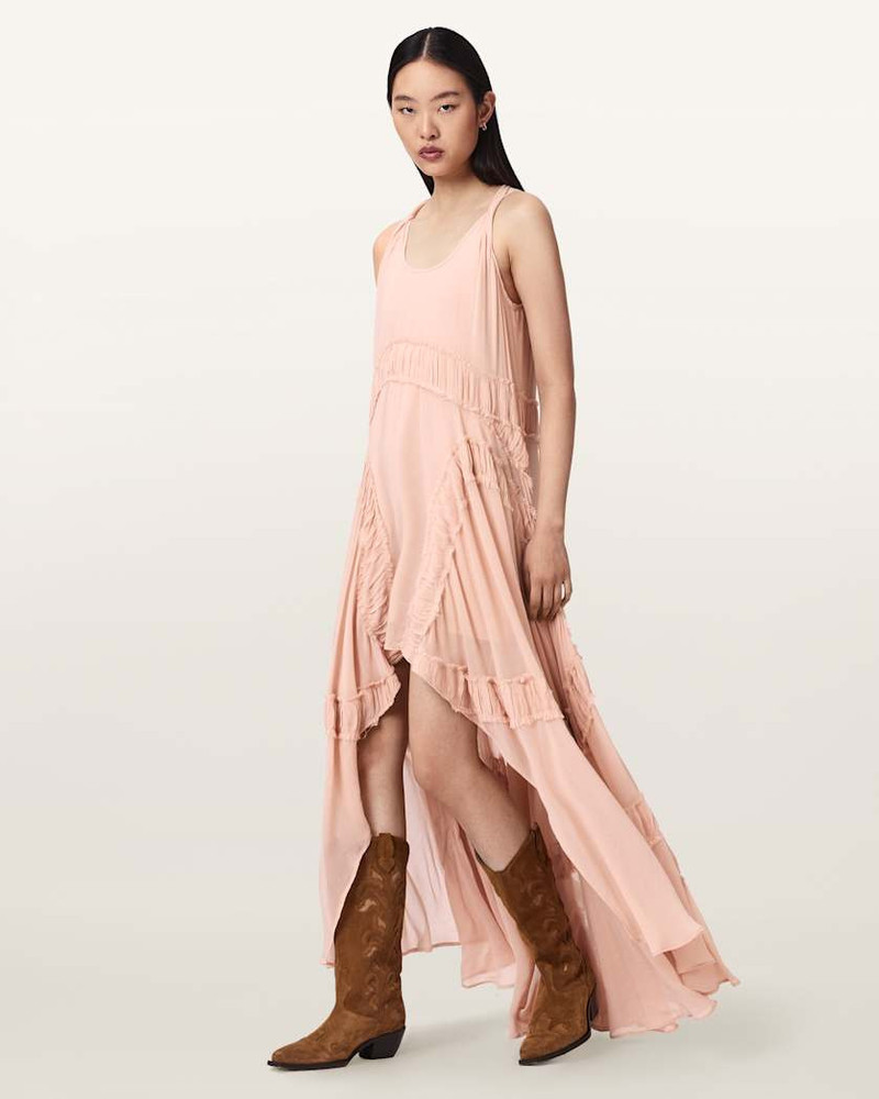 DORINA SLEEVELESS RUCHED MAXI DRESS 5