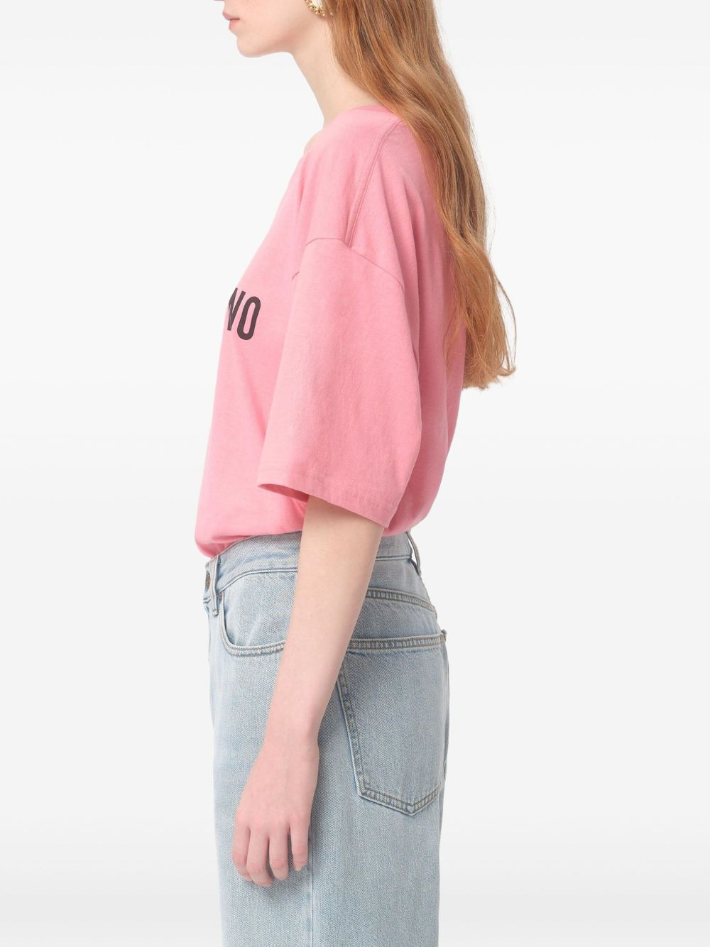 Chez Valentino-print T-shirt - 5
