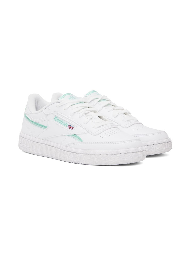 White & Green Club C 85 Vegan Sneakers 4