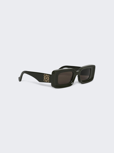 Loewe Anagram Sunglasses Shiny Dark Green outlook