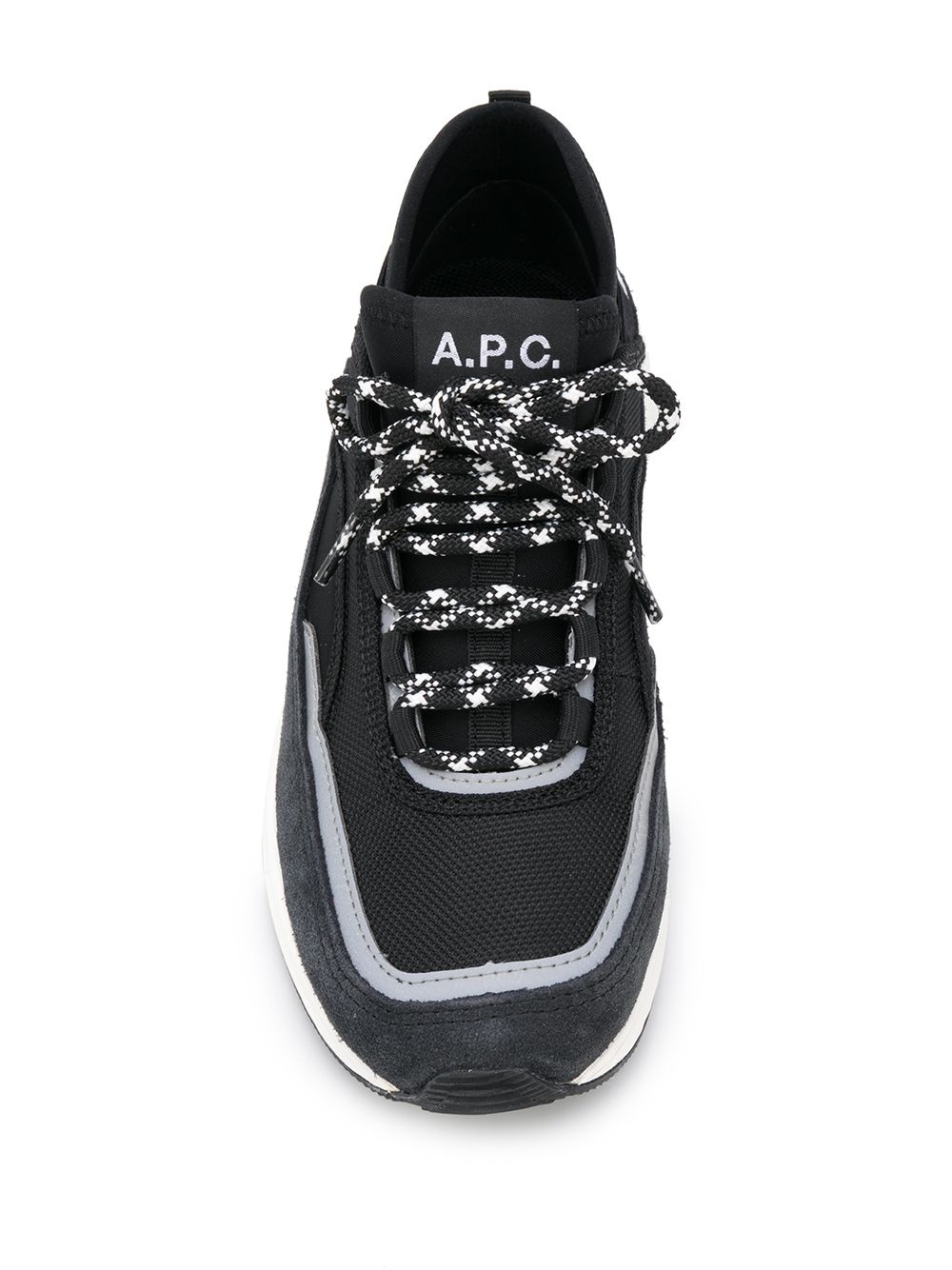 logo print sneakers - 4