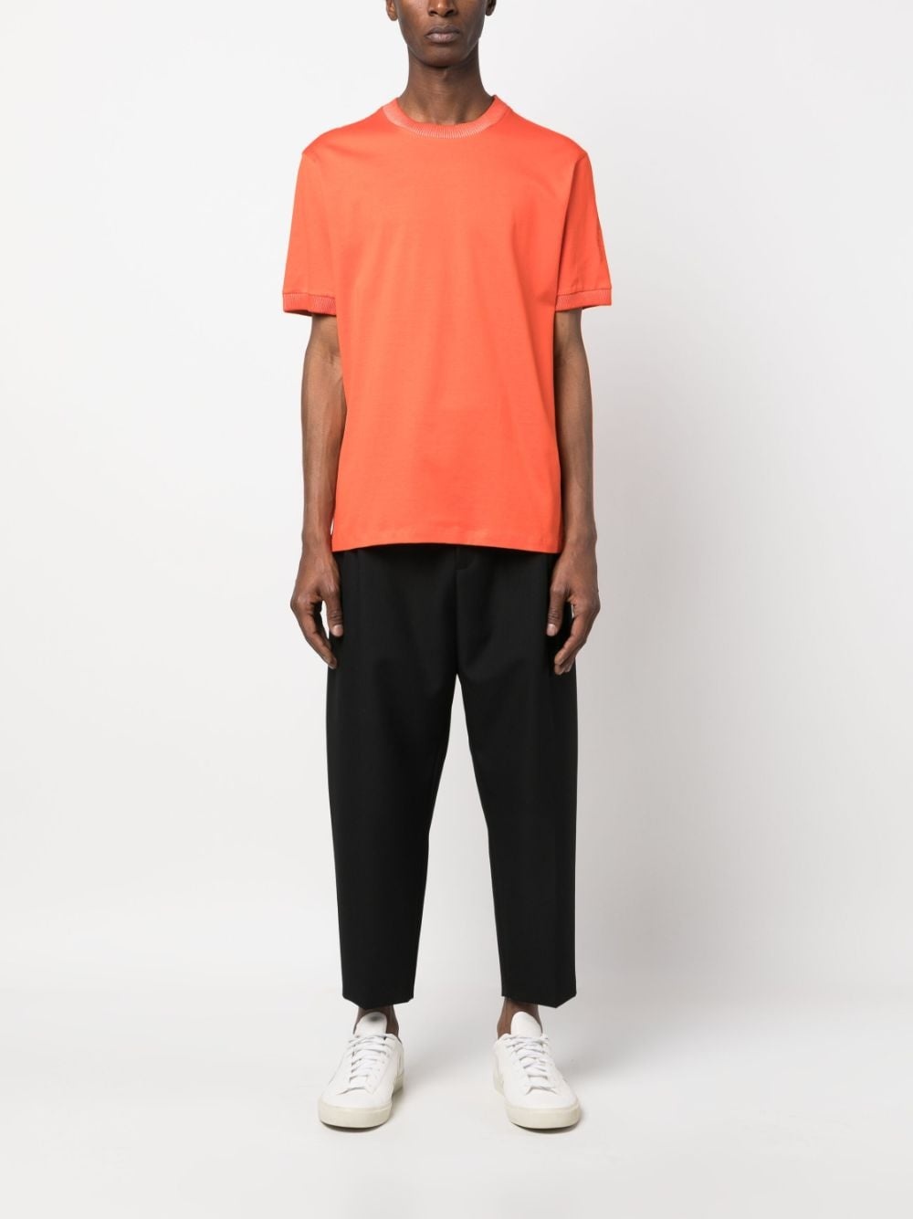 crew-neck cotton T-shirt - 2