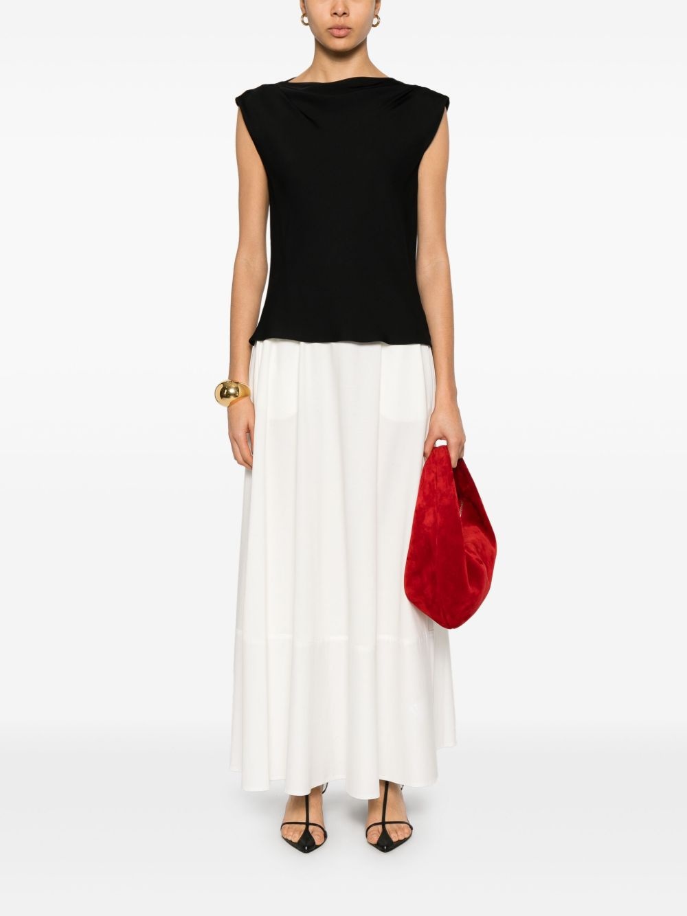cowl-neck blouse - 2