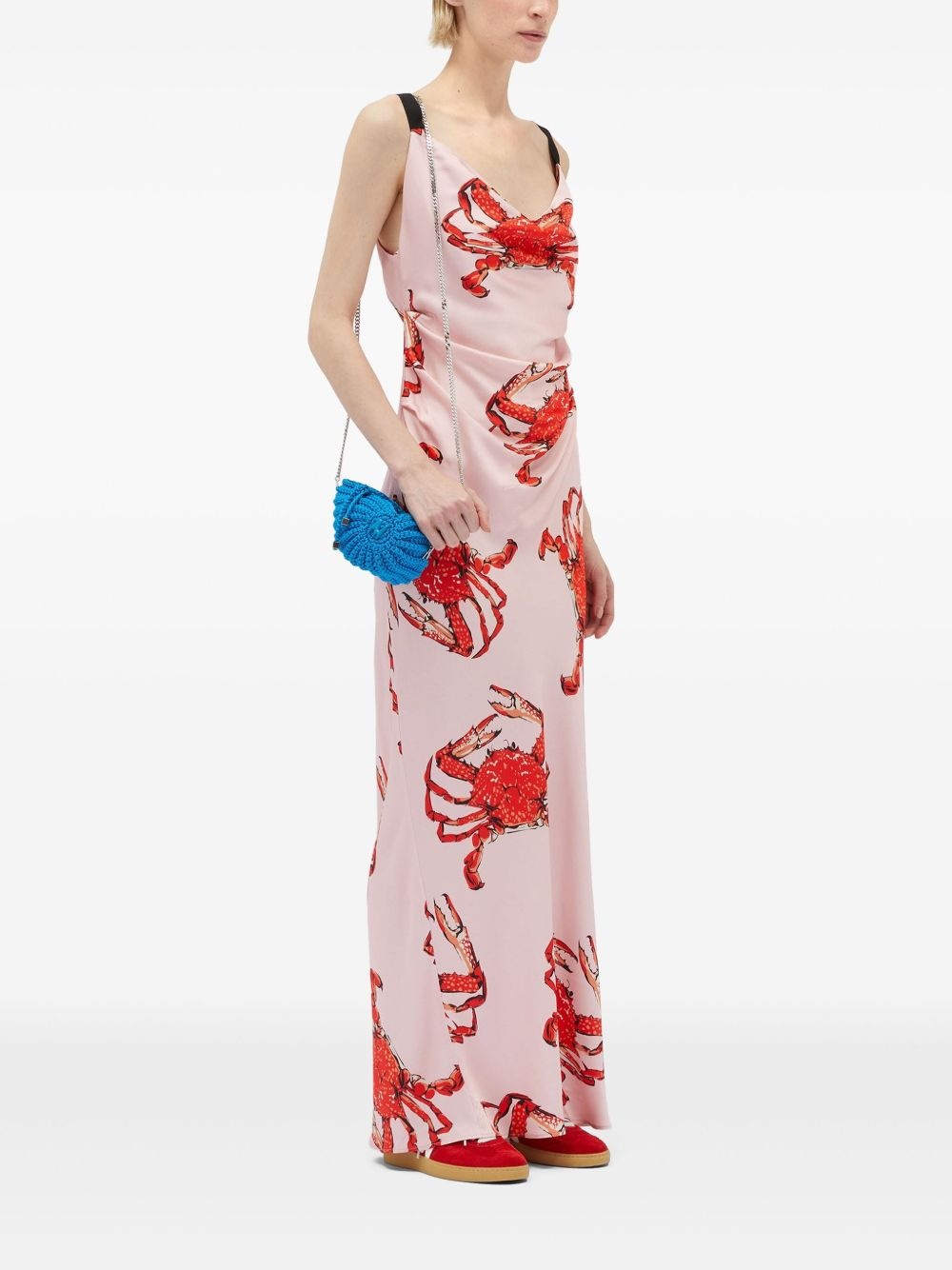 printed maxi dress - 3