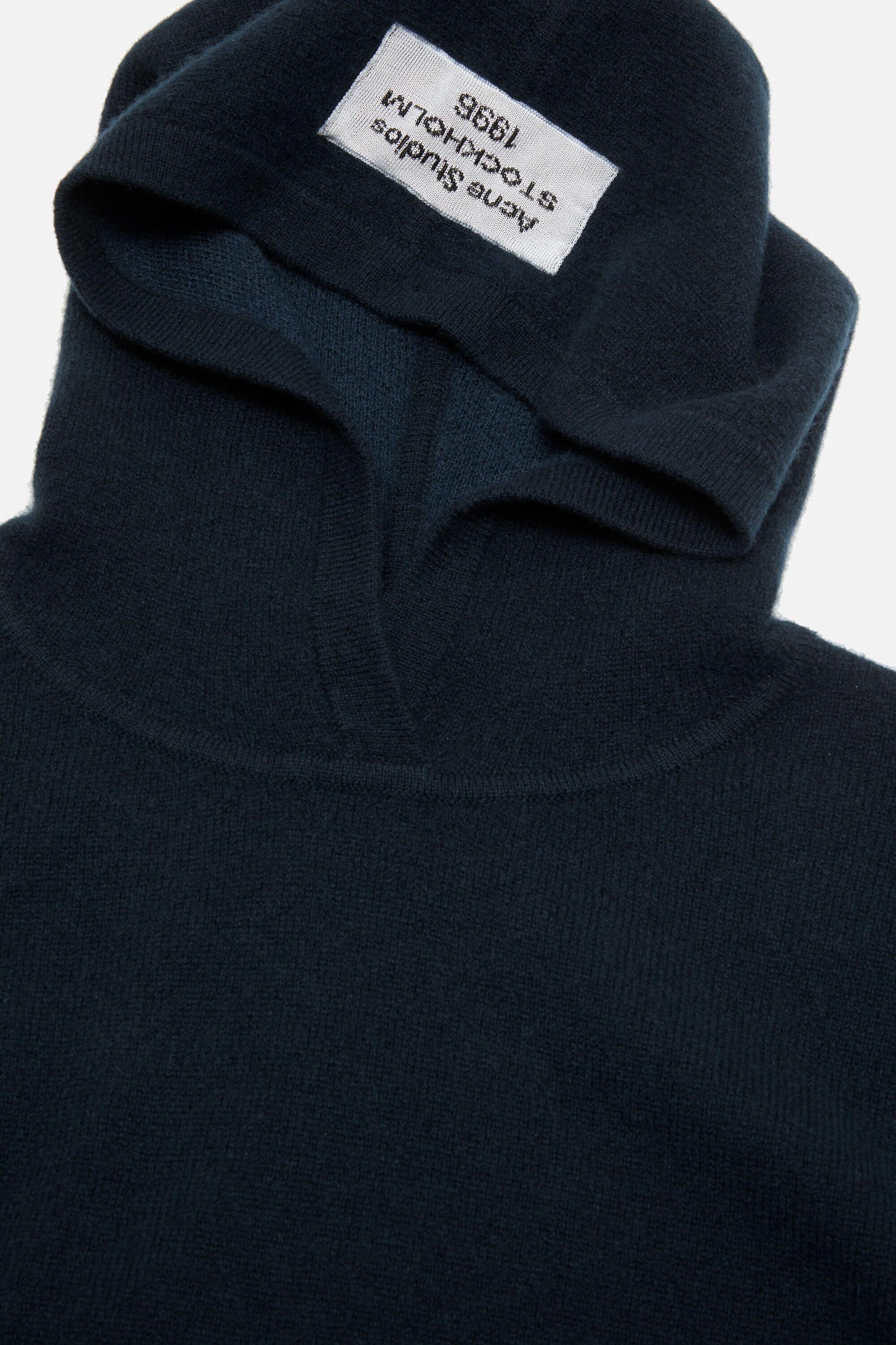 Cashmere hooded sweater - Ink blue - 5