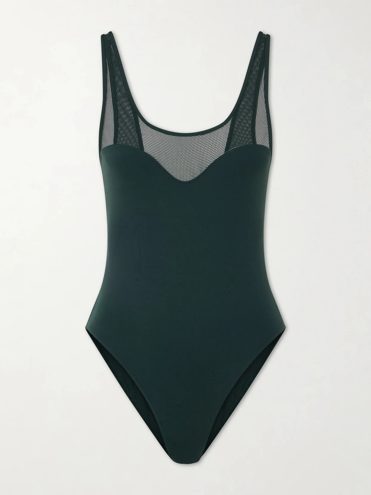 Charisme Mesh Panel Swimsuit - 1