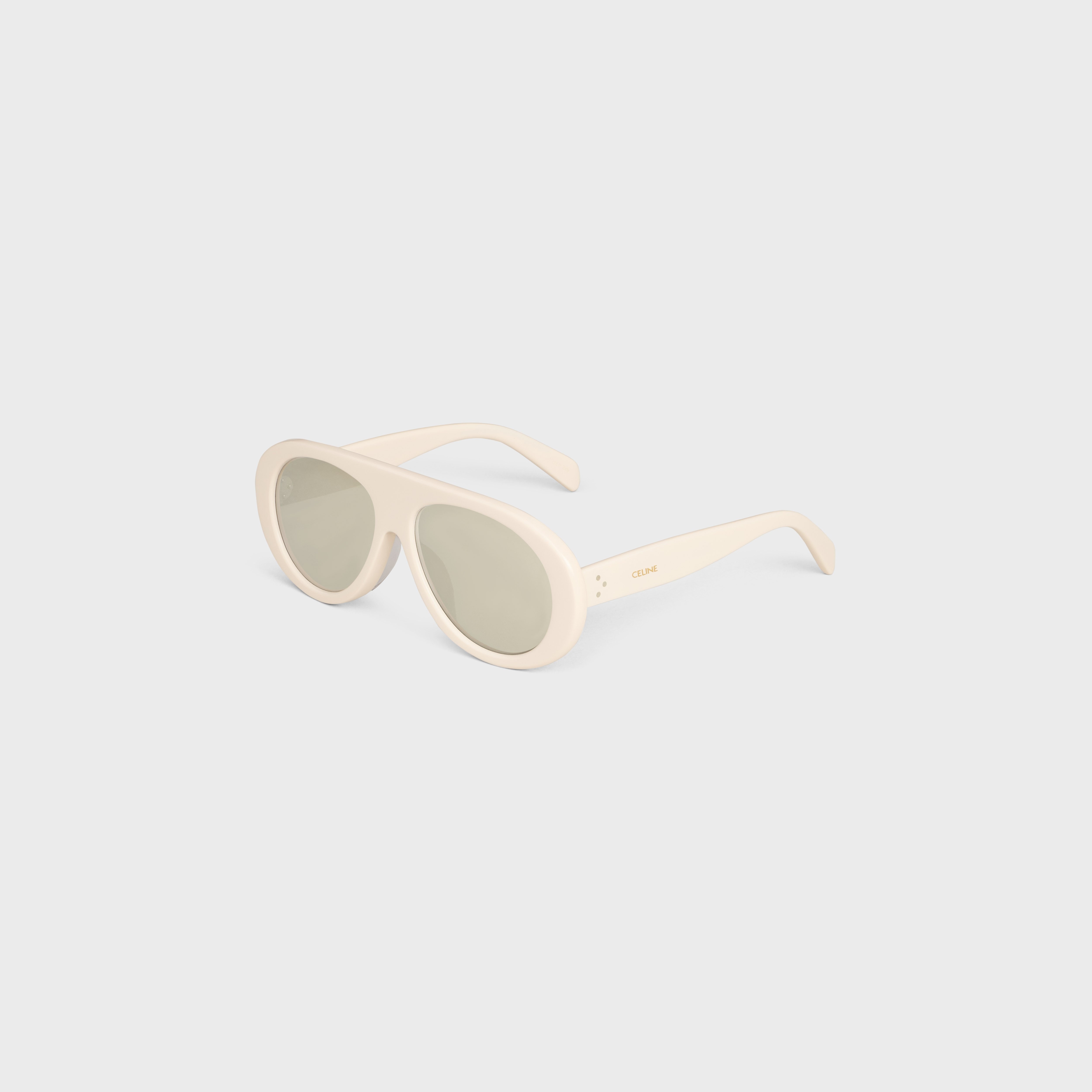 Aviator S300 Sunglasses in Acetate with Mirror Lenses - 3