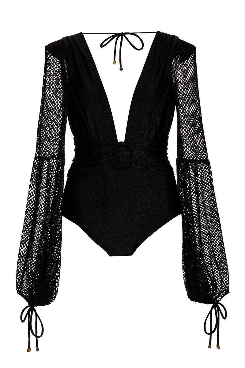 Plunge Netted One Piece 5