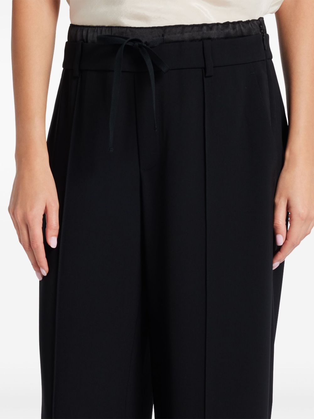 crepe palazzo pants - 5