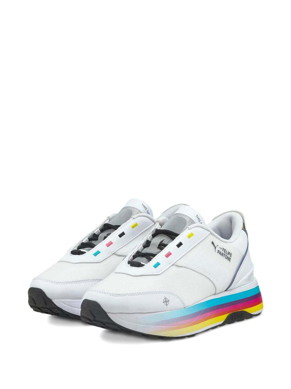 x Felipe Pantone Cruise Rider multi-stripe sneakers - 3