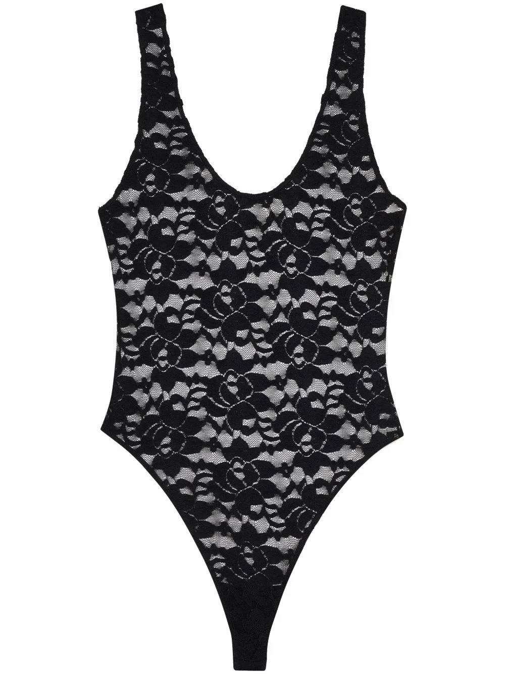 Alysha floral-lace bodysuit - 1