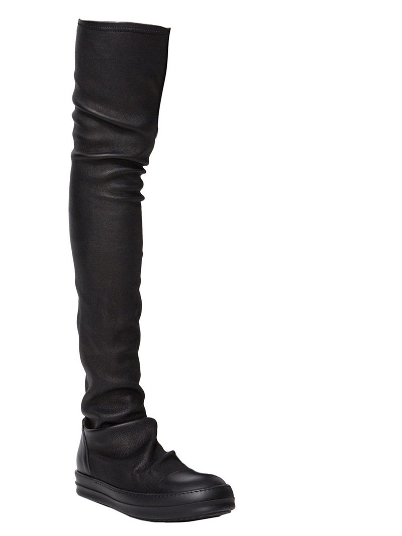 Rick Owens thigh high sneaker boots outlook