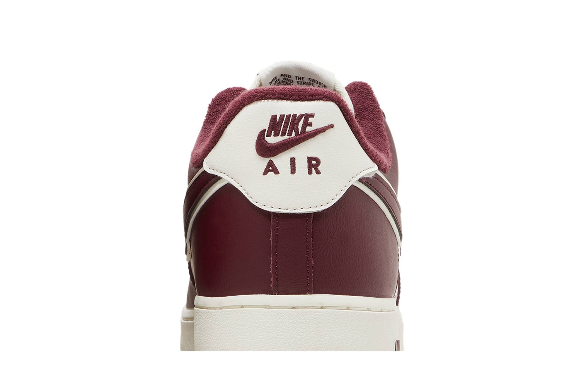 Air Force 1 '07 LV8 'College Pack - Night Maroon' - 7
