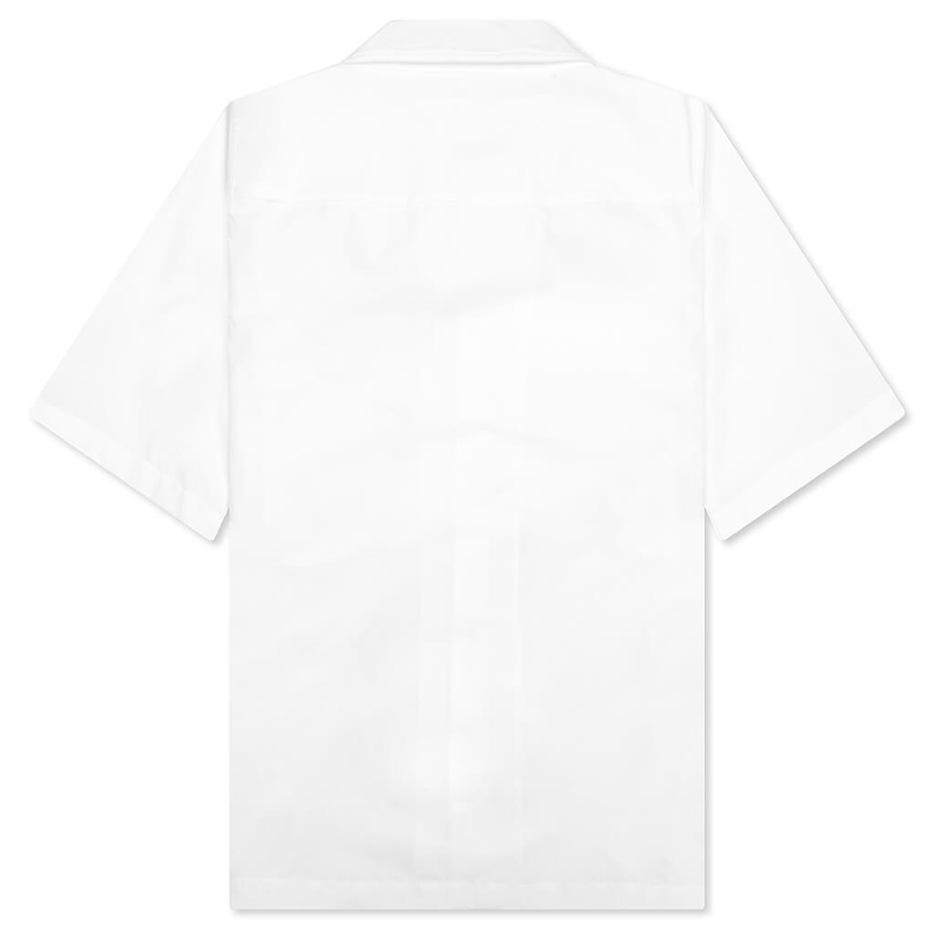 HEAVY ORGANIC COTTON POPLIN SHIRT - OPTIC WHITE - 2