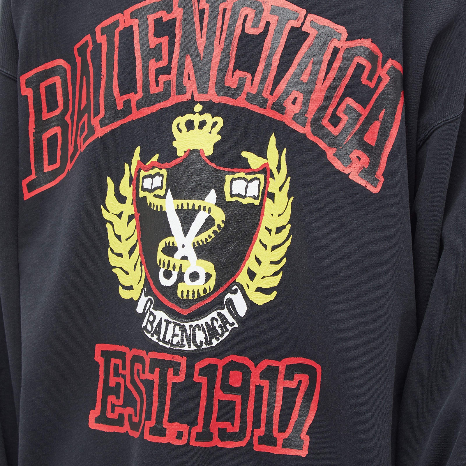Balenciaga College Popover Hoodie - 5