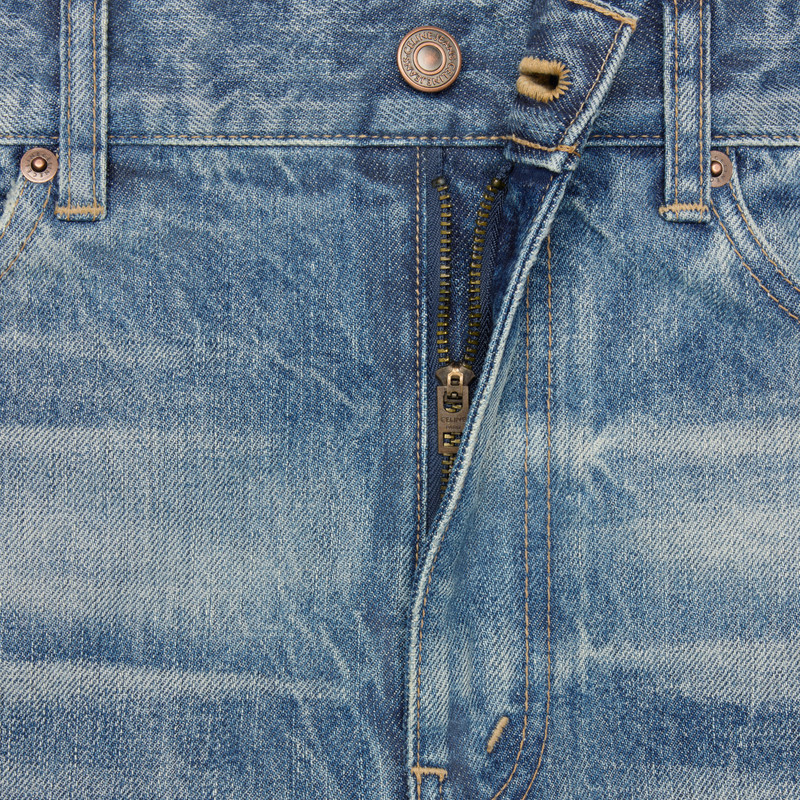 flared surf jeans in summer dazed wash denim 4