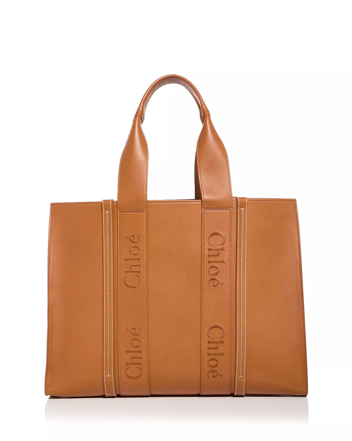 Woody Large Leather Tote - 1