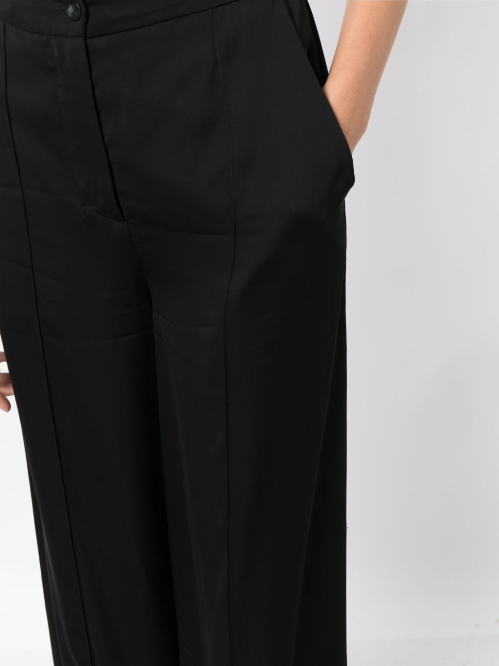 high-waist straight-leg trousers - 5