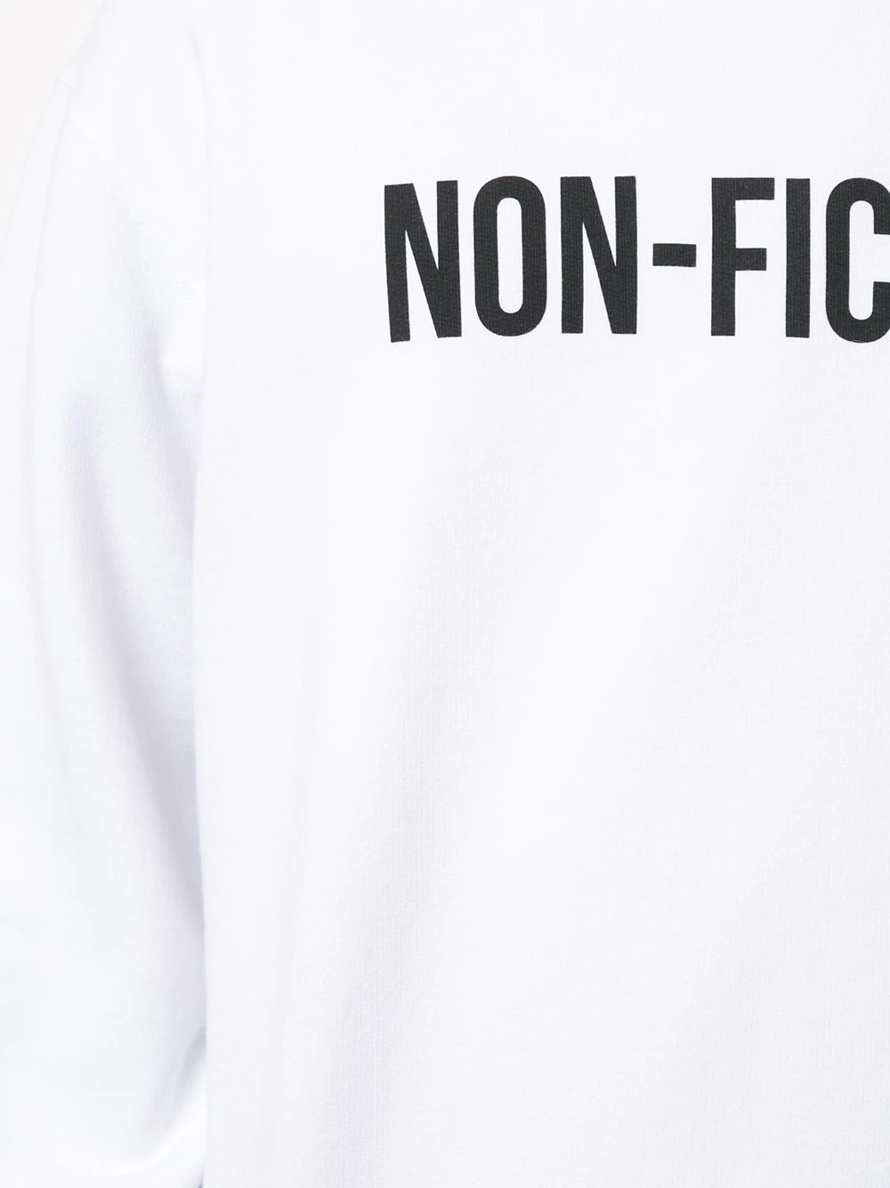 slogan-print sweatshirt - 5