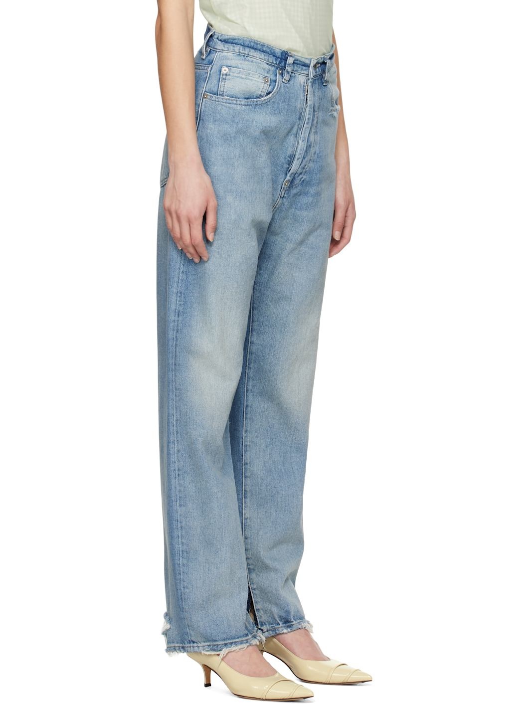 Blue 5 Pockets Jeans - 2