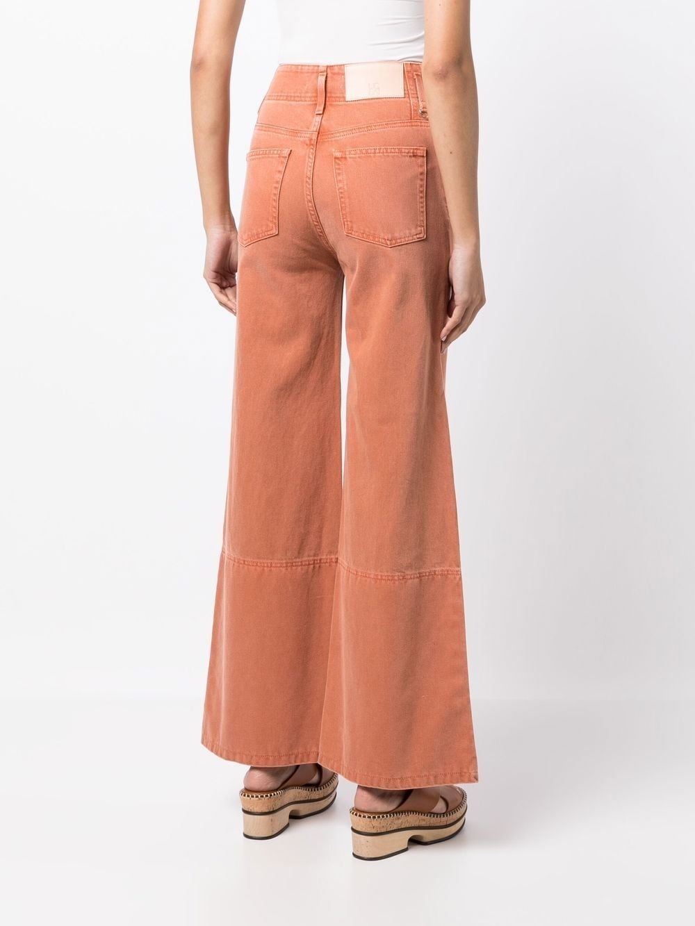 high-rise wide-leg jeans - 4