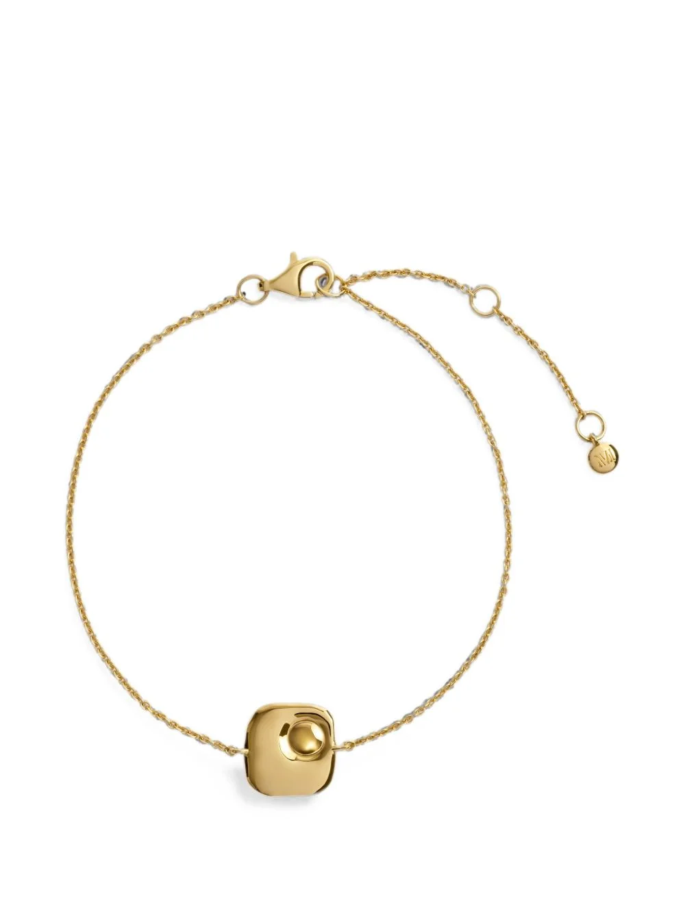 square-pendant bracelet - 1