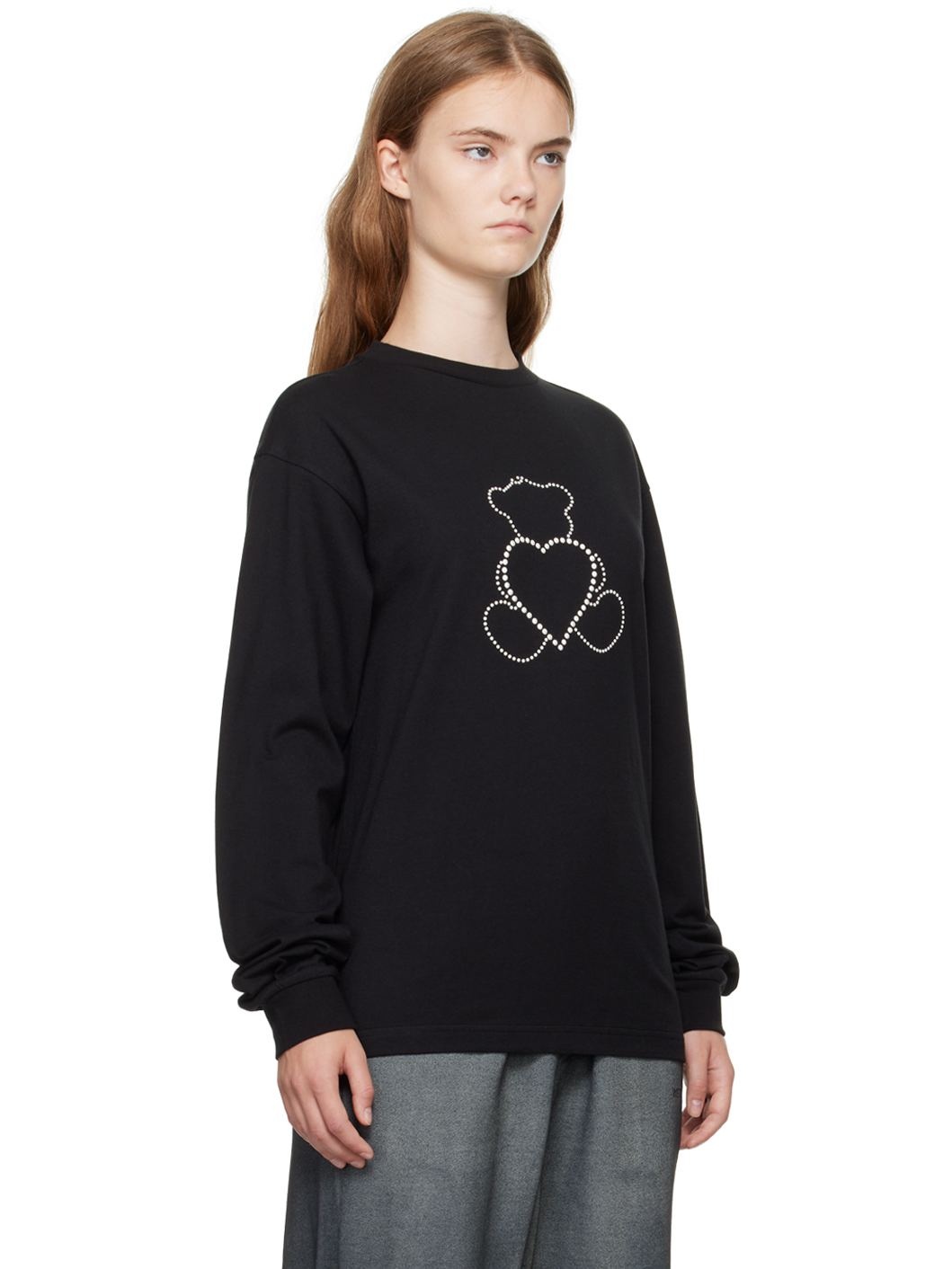 Black Pearl Bear Long Sleeve T-Shirt - 2