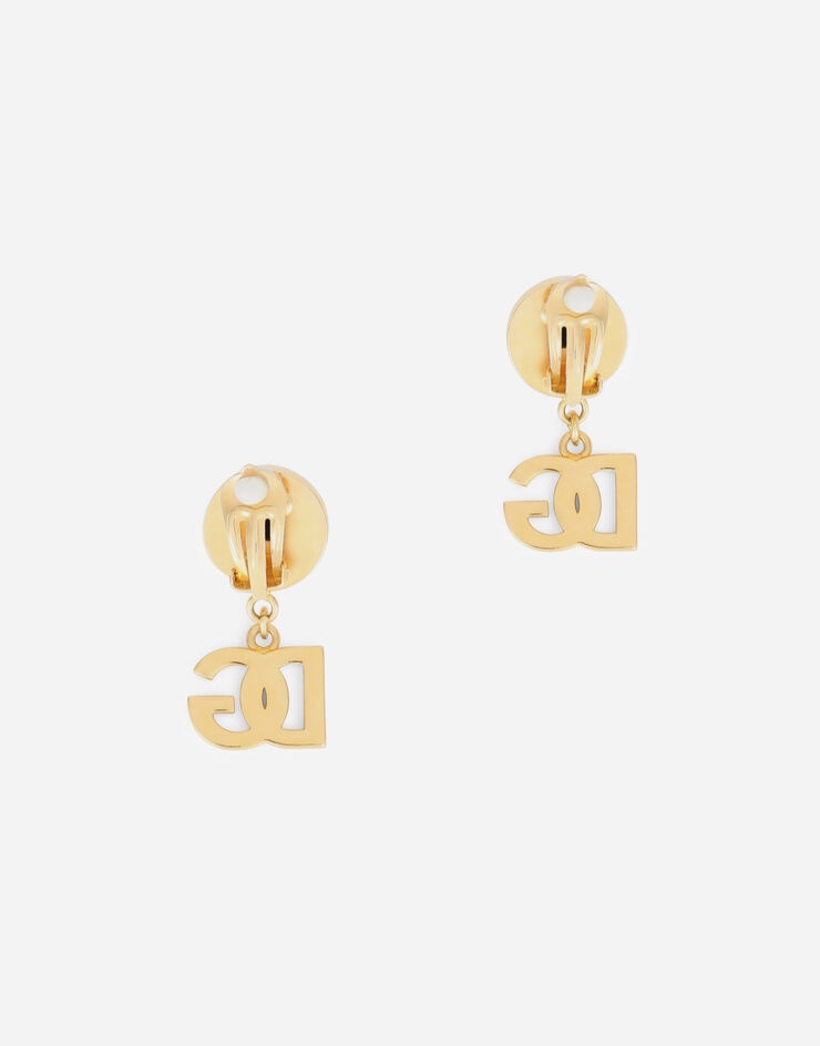 Clip-on earrings with DG logo - 2