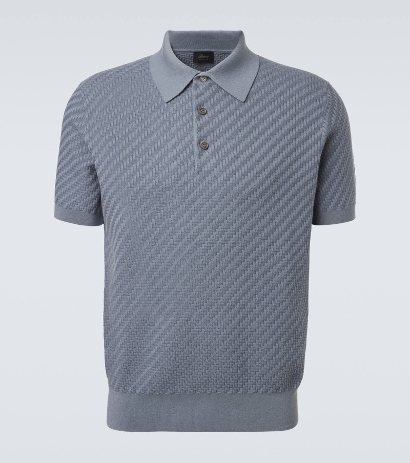 Cotton, silk, and cashmere polo shirt 1